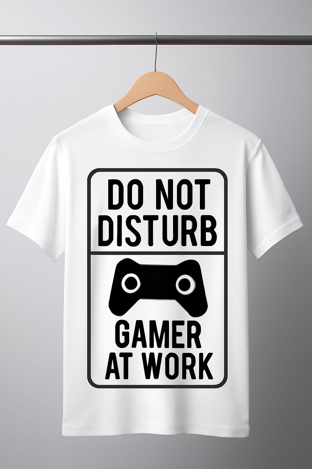 “Do Not Disturb – Gamer at Work” Graphic Tshirt