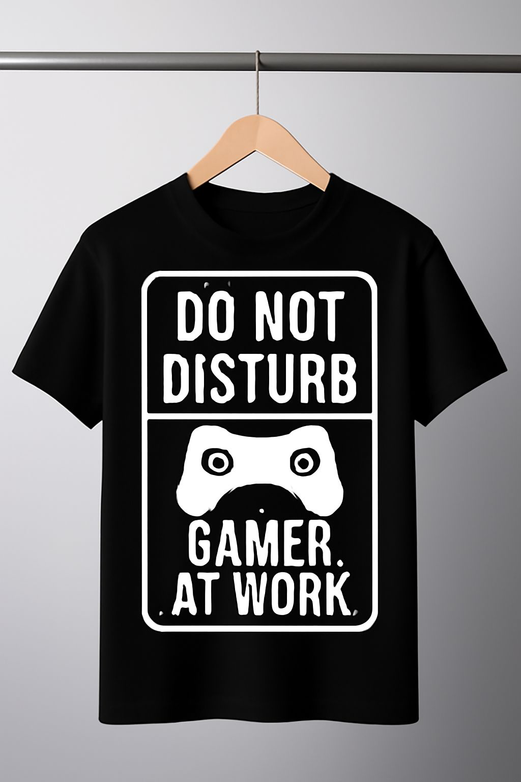 “Do Not Disturb – Gamer at Work” Graphic Tshirt
